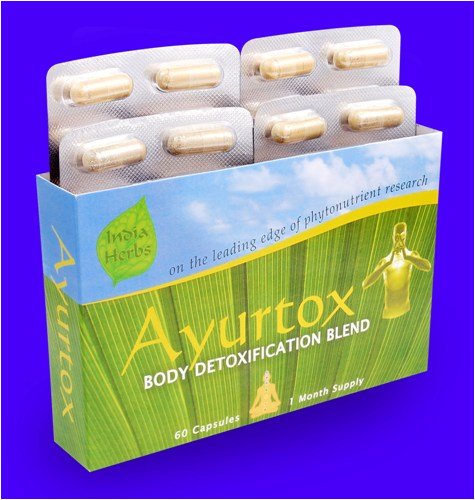 Ayurtox for Body Detoxification - 60 Capsules (1 Month Supply)