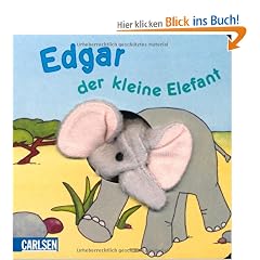 Fingerpuppen-B�cher: Edgar, der kleine Elefant