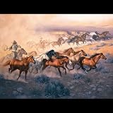 Jack Sorenson Dust Of Stolen Horses 500Pc Jigsaw Puzzle Picture Jack Sorenson Dust Of Stolen Horses 500Pc Jigsaw Puzzle
