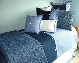 Bacati - Eclectic Denim Enzyme Wash Twin Quilt