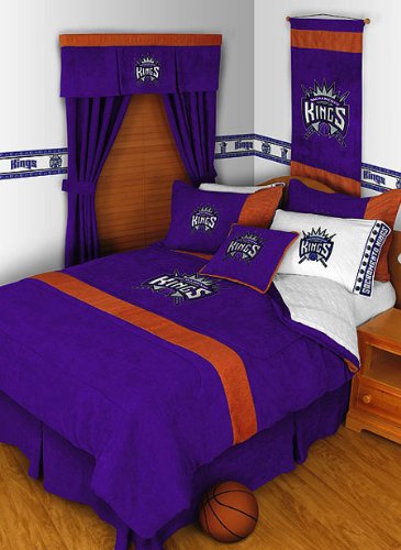 NBA Sacramento Kings MVP Queen Comforter and Sheets