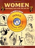 Women Advertising Cuts of the 20s and 30s CD-ROM and Book (Dover Electronic Clip Art)