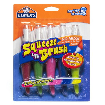 Squeeze N Brush Glitter Paint 5pk