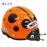 てんとう虫/Lady Bug◎キッズヘルメット☆キャラクターグッズ（子ども用ヘルメット）通販☆【オレンジ】