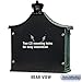 Salsbury Industries 4460GRN, Green Victorian Surface Mounted Mailbox
