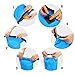 Infityle Waterproof Dry Bags - Floating Compression Stuff Sacks Gear Backpacks for Kayaking Camping - Bundled with Phone Case and Pocket Tool (DarkBlue, 10L)