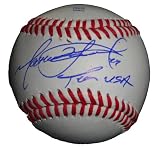 Matt Lindstrom Autographed ROLB Baseball with "Team USA" Inscription! Baltimore Orioles, Miami Marlins, Proof Photo of Matt Signing for Us.