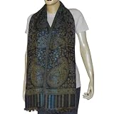 Rectangular Wool Scarf Women Winter Clothes Handmade