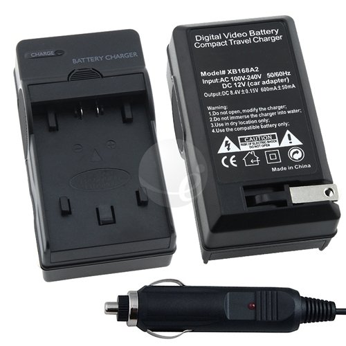 Sony NP-FH90 / NP-FH100 Premium Compatible Battery Charger Set for Sony DVD HandyCam DCR-DVD105 / DCR-DVD108 / DCR-DVD202E / DCR-DVD203 / DCR-DVD203E / DCR-DVD205 / DCR-DVD205E / DCR-DVD305 / DCR-DVD308 / DCR-DVD403 / DCR-DVD403E / DCR-DVD405 / DCR-DVD408 / DCR-DVD505 / DCR-DVD508 / DCR-DVD610 / DCR-DVD710 / DCR-DVD810 / DCR-DVD910 / DCR-DVD92 / DCR-DVD92E
