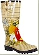 Chooka - Women's Green Tattoo Rain Boots
