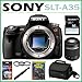 Sony Alpha SLT-A35 16MP Digital SLR (BODY) with Translucent Mirror Technology + Sony 16GB SDHC + Sony Case + Sony 55-200mm Lens + Sony Remote + Tiffen Lens Filter Set + Jumpstart DVD + Accessory Bundle