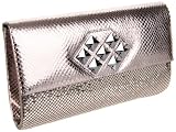 Whiting & Davis Crystal Patch Large 1-5826BK Clutch