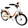 Kinderfahrrad 18" Zoll (=45,7cm) BIBI wei�-orange