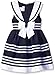 Bonnie Jean Girls' Nautical Collar Sailor Dress
