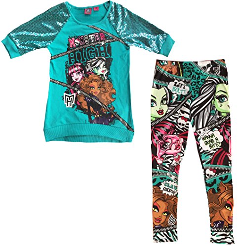 Monster High Girls' Hatchi Sequin Tunic and Legging Set