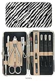 3 Swords - 11 Piece Manicure & Pedicure Case, made of complex Fashion-Material, Grade: Made in Solingen