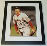 Jonathan Papelbon Autographed Boston Red Sox 11x14 Photo CUSTOM FRAMED