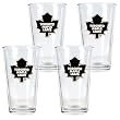 Toronto Maple Leafs NHL 4pc Pint Ale Glass Set by Great American Products