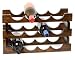 Kitchen & Housewares : True Fabrications Mod Squad Wood 4 Bottle Wine Rack