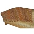 Wool Throw Blanket Asian Jacquard Pattern India 82 inches x 60 inches