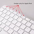 Ultra thin Slim Bluetooth 2.0 Wireless Keyboard Keypad for iPad 16GB 32GB WiFi, iPhone 4 4G 3G 3Gs Sony PS3 Smart Phones PC & Mac Laptop Desktop Netbook HTC Nokia Sony Ericsson Motorola Samsung LG Blackberry Mobile Phones