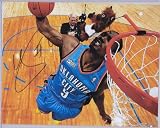 SERGE IBAKA AUTOGRAPHED 8X10 PHOTO OKLAHOMA CITY THUNDER COA