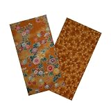 Golden Floral Splendor Napkin Set