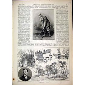 1892 GOLF PLAYER LOW PORTSMOUTH HARRIERS HOBS LODGE