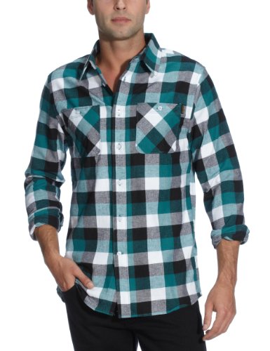 EMERICA Herren Hemd Longsleeve HSU OBRERO, dark teal, L