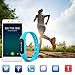 Fitness Tracker, ELEGIANT Smart Bracelet Wireless Activity Wristband Sports Watch Bluetooth For Android IOS With Steps Tracking Calories Burned Sleep Monitor Heart Rate etc. Blue-NEW