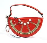 NEW AUTHENTIC COACH ORANGE COIN PURSE/MINI WRISTLET