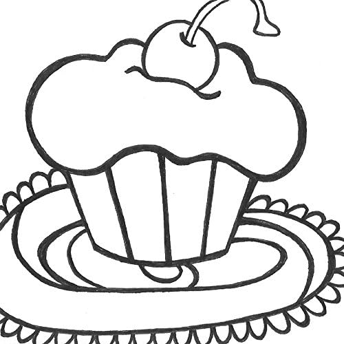 PaintaDoodle 12 x 12 Cupcake 03 Painting Kit