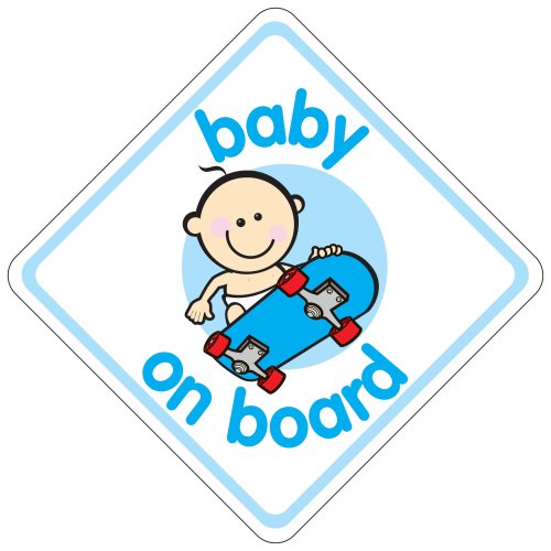 Childrens Toyshop   : Baby on Board Car Sticker