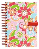 Pepper Pot By The Gift Wrap Company Florapalooza Medium Spiral Journal (Pack of 2)