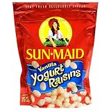 Sun Maid Vanilla Yogurt Raisins, 8-Ounce Bag (Pack of 6)