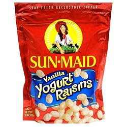 Sun Maid Vanilla Yogurt Raisins, 8-Ounce Bag (Pack of 6)