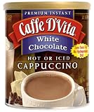Caffe D'Vita White Chocolate Cappuccino Mix, 16-Ounce Canisters (Pack of 6) Caffe D'Vita White Chocolate Cappuccino Mix, 16-Ounce Canisters (Pack of 6)