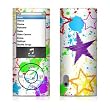Scribbles Design Decal Sticker for Apple iPod Nano 5G (5th Generation)