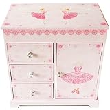 Lily & Ally / Flower Ballerina Musical Jewelry Box, with Melody of 