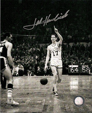 Autographed/Hand Signed John Havlicek 8x10 Photo - Boston Celtics