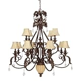 Capital Lighting 3830GB-421 13 Light Verona Twelve Chandelier -