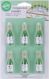 Cake Decoration Candles 6-Pack: Champagne Bottles