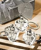 Crystal Perfume Bottle Keychain Wedding Favors, 18