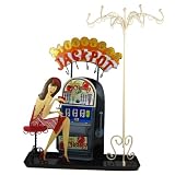 Casino Girl Earrings Holder Jewelry Organizer