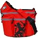 Diaper Dude Diaper Bag, Orange Lion Crest with FREE Stroller Strap