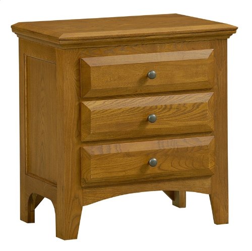 Mastercraft Collections Solid Wood Retreat 3 Drawer Nightstand Affordable Enchimofol