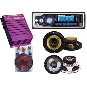 Pyramid Complete Audio System for the Car/Truck/SUV -- 1704MP
