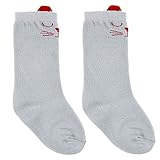 可愛い 幼児赤ちゃん子供テリー ソックス ミドルチューブ かわいい 暖かい 膝パッド 綿 M タイプ2