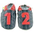 Ministar Baby Shoe - Navy Red Numbers