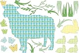 Review Brewster Wallcovering Co WPZ93887 / Brewster Betty the Lamb from ZooWallogy by Wall Pops